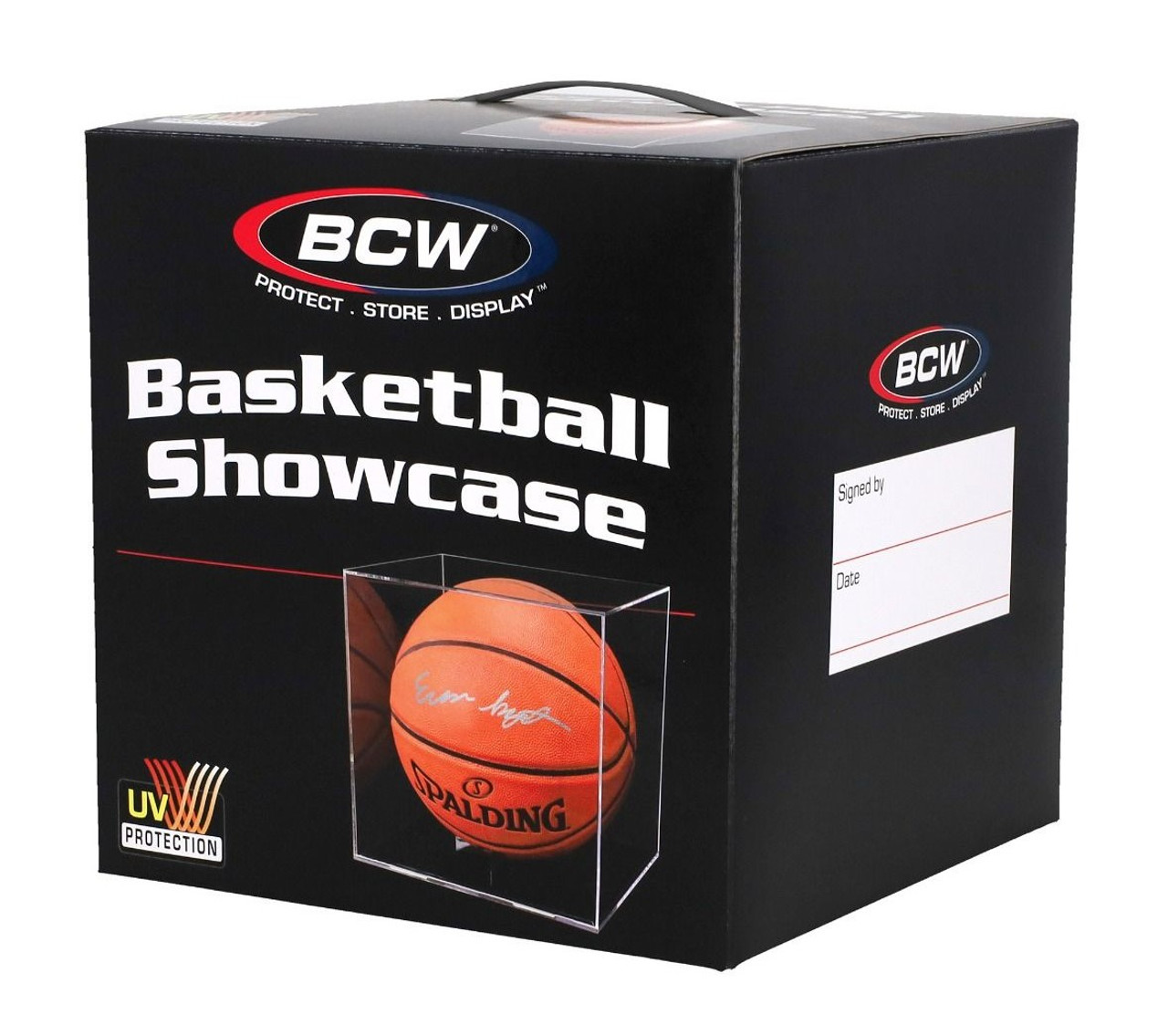 BCW Basketball Showcase with Stand & UV