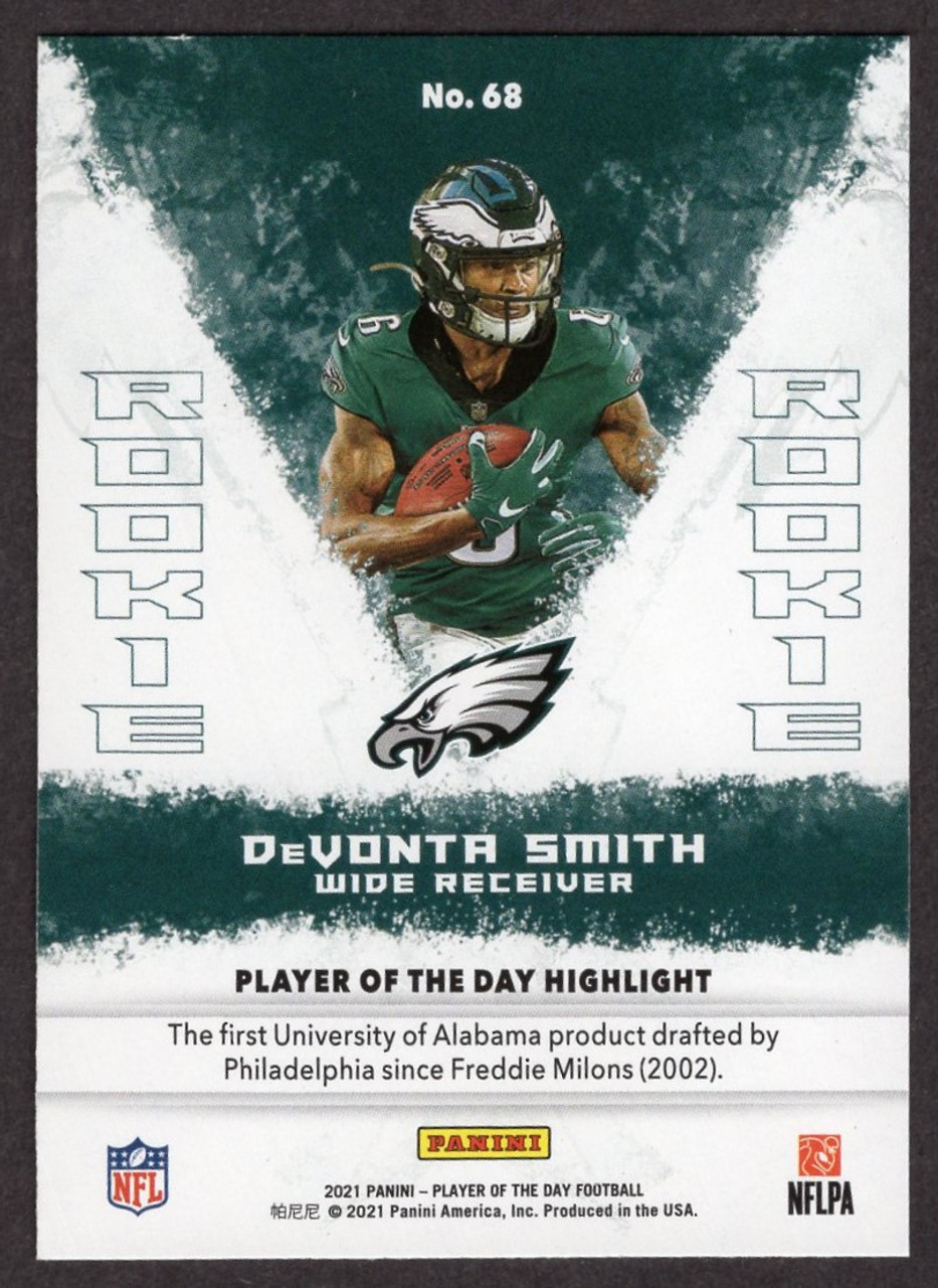 2021 Panini Player Of The Day #68 DeVonta Smith Rookie/RC