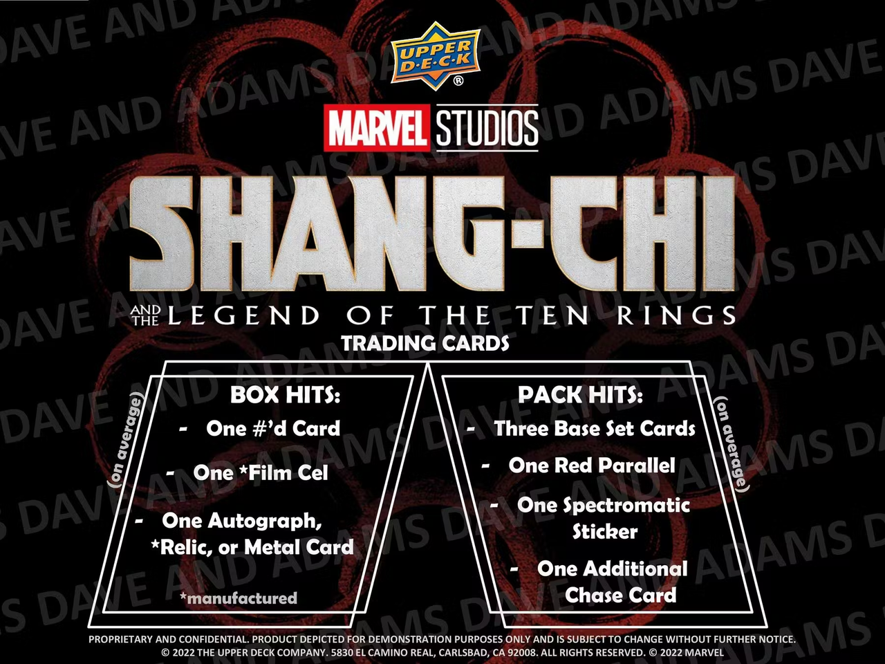 2023 Upper Deck Marvel Studios Shang-Chi Hobby Box