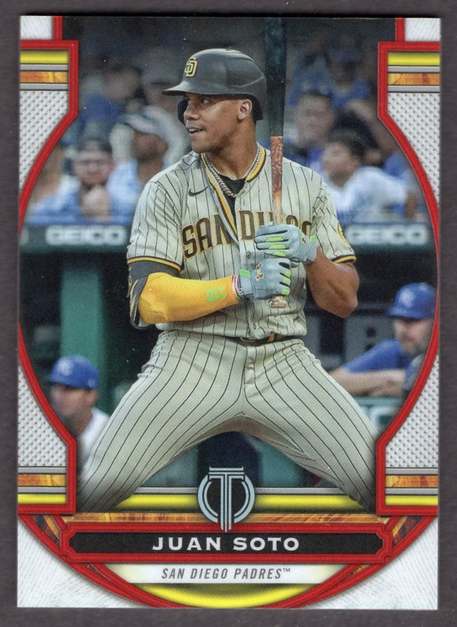 2023 Topps Tribute #1 Juan Soto Red Parallel 02/10
