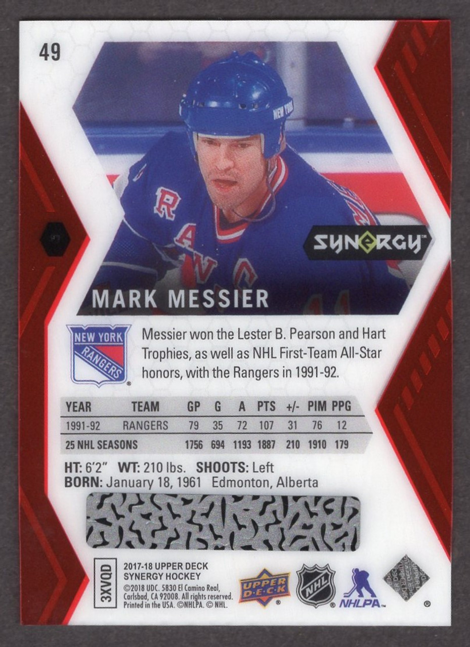 2017-18 Upper Deck Synergy #49 Mark Messier 