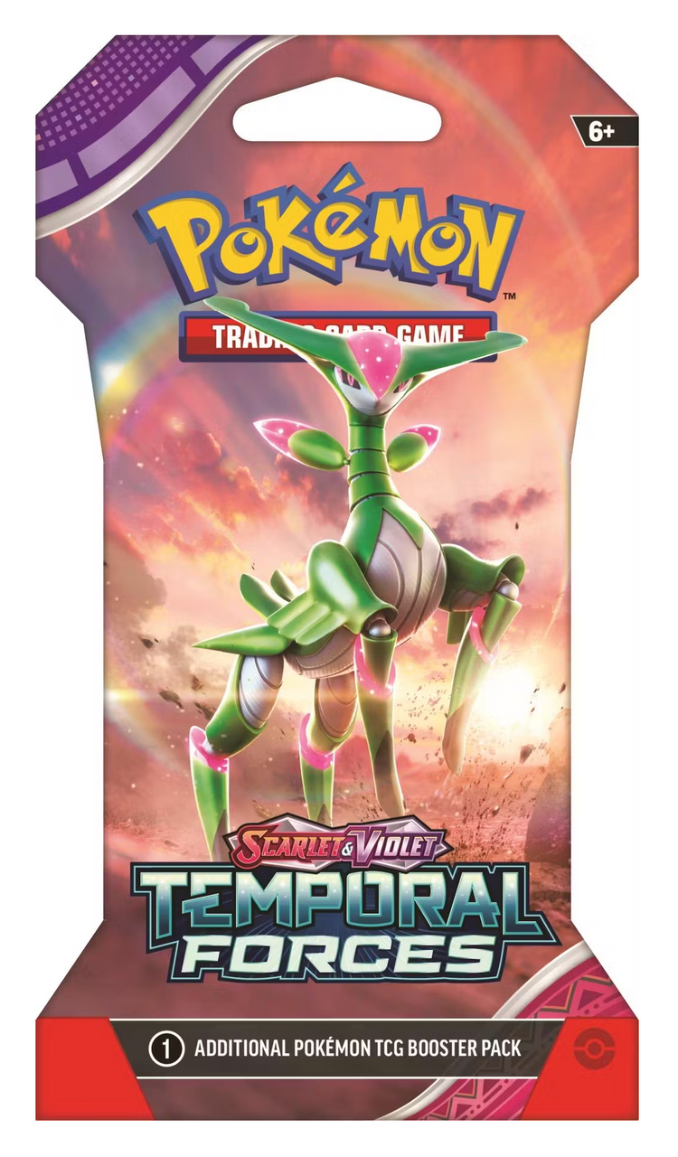 Pokemon Scarlet & Violet: Temporal Forces Sleeved Booster Pack