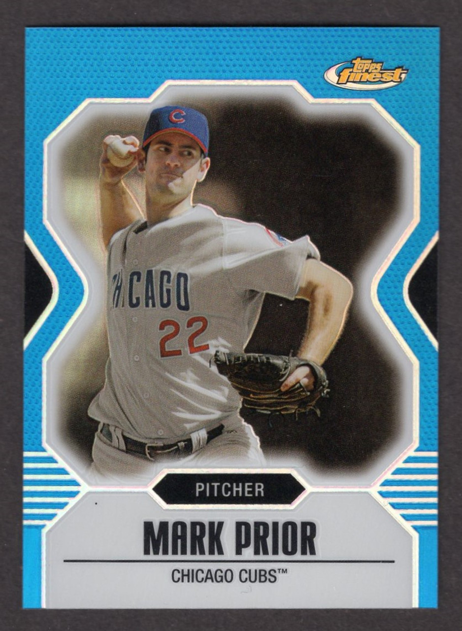 2007 Topps Finest #28 Mark Prior Blue Refractor 245/399