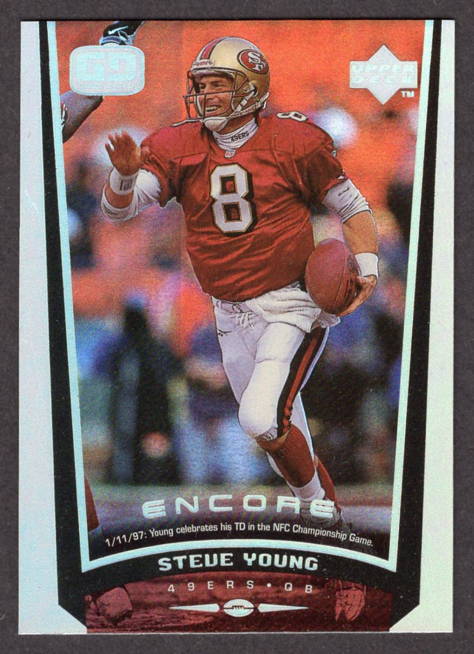 1999 Upper Deck Encore #127 Steve Young Game Dated 11/1/97