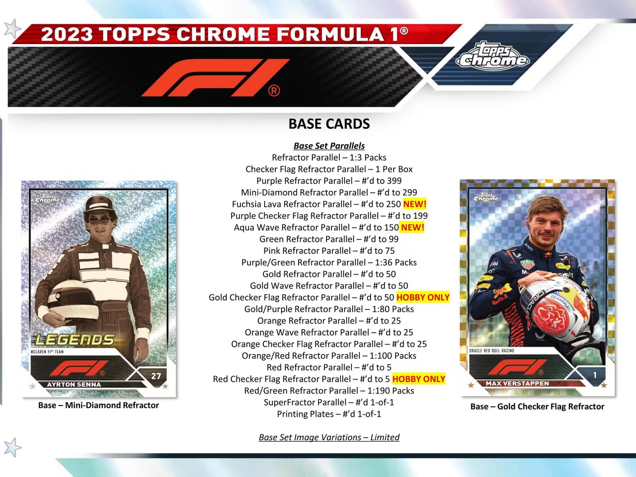 2023 Topps Chrome Formula 1 Racing Hobby Box