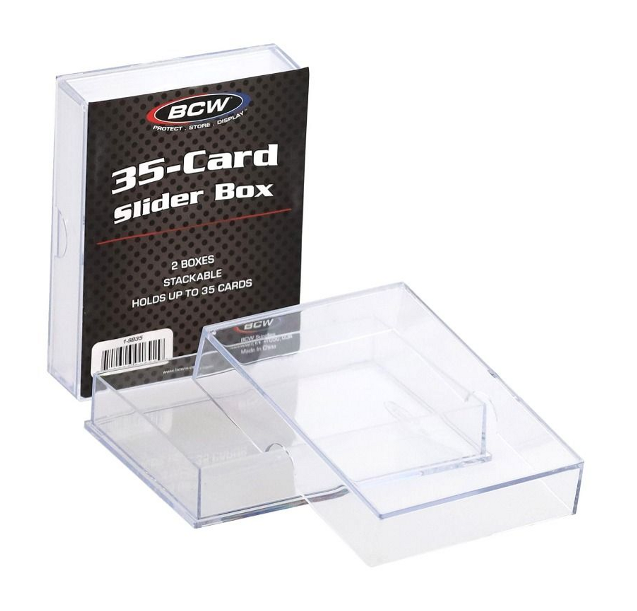 BCW 35-card 2-Piece Slider Box 2pk / Case of 50
