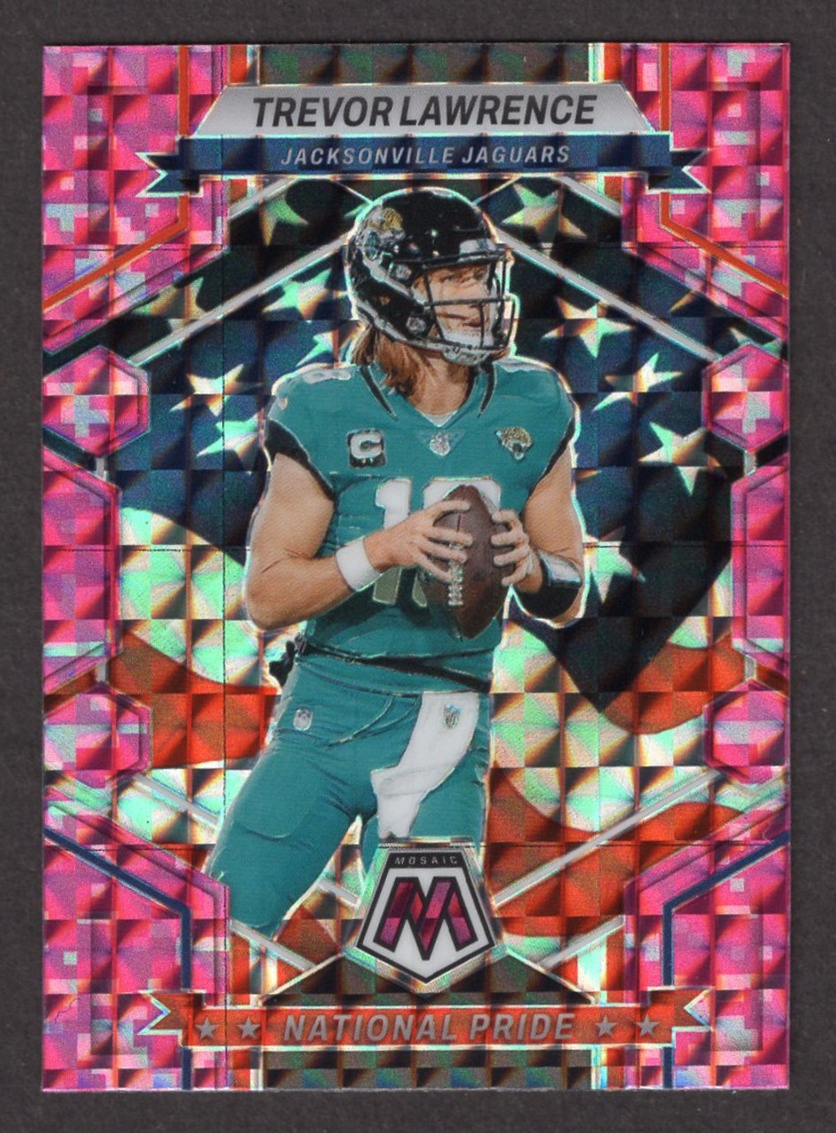 2023 Panini Mosaic #256 Trevor Lawrence Pink Camo Prizm