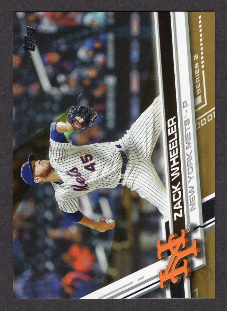 2017 Topps Series 2 #631 Zack Wheeler Gold Parallel 0135/2017