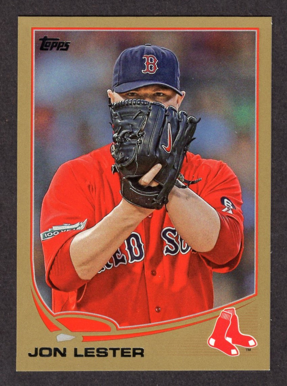 2013 Topps #541 Jon Lester Gold Parallel 0878/2013