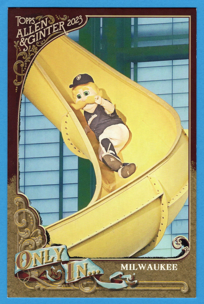 2023 Topps Allen & Ginter #OIB-16 Only In... Milwaukee (Bernie Brewer's Slide) Oversized Boxloader