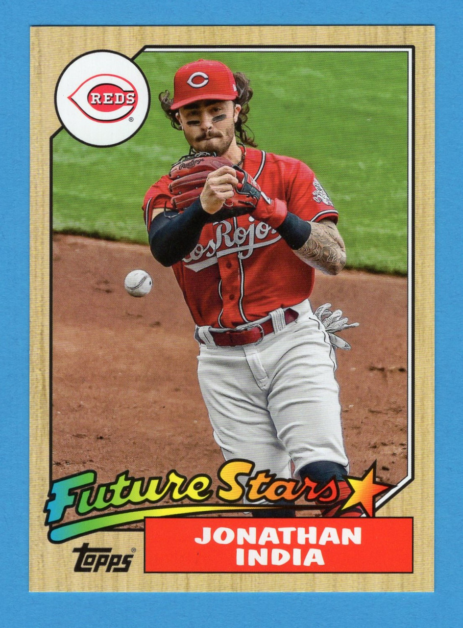 2022 Topps Series 1 #87FS-10 Jonathan India Oversized 1987 Topps Future Stars (#2)