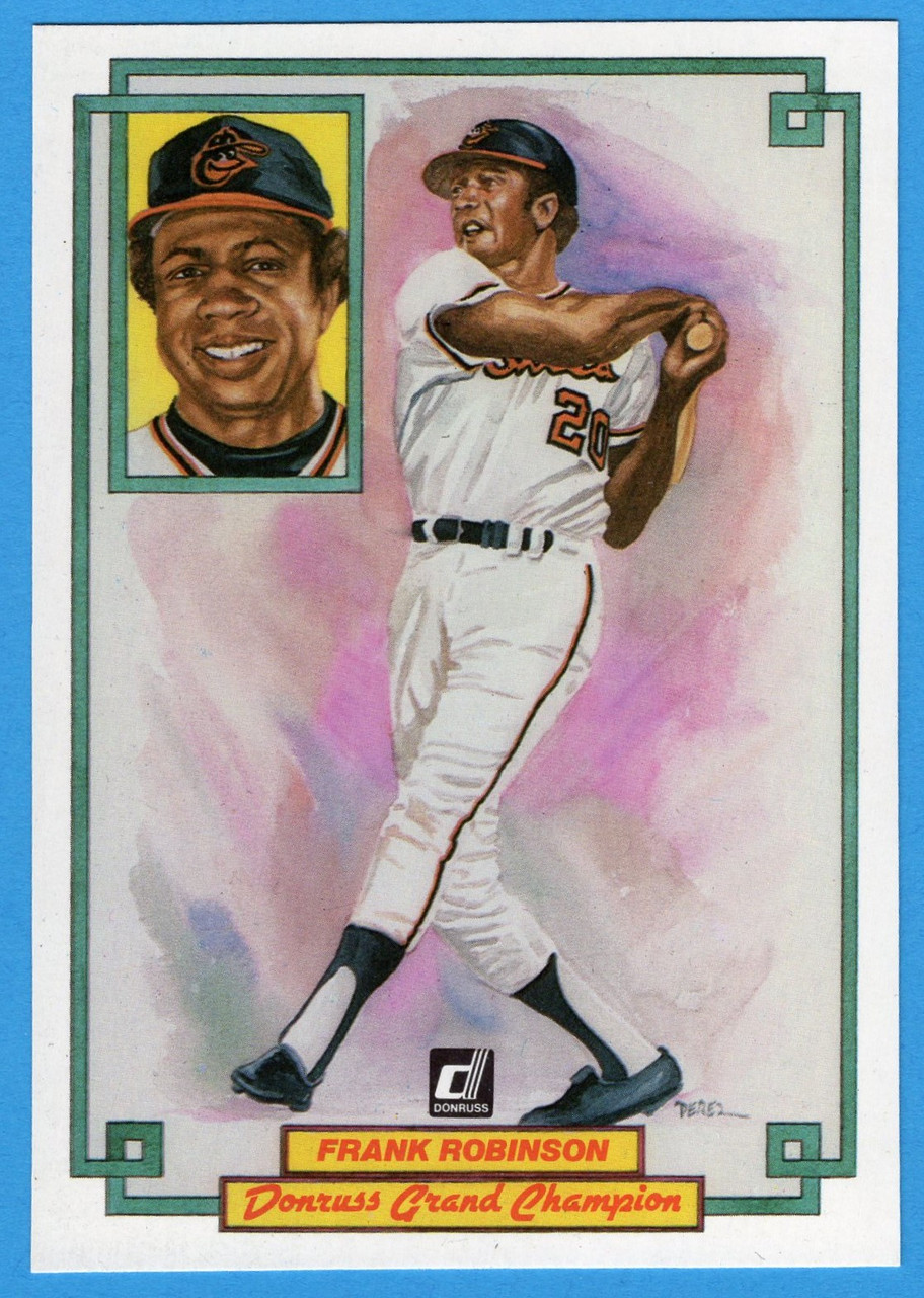 1984 Donruss Champions #43 Frank Robinson (Oversized)