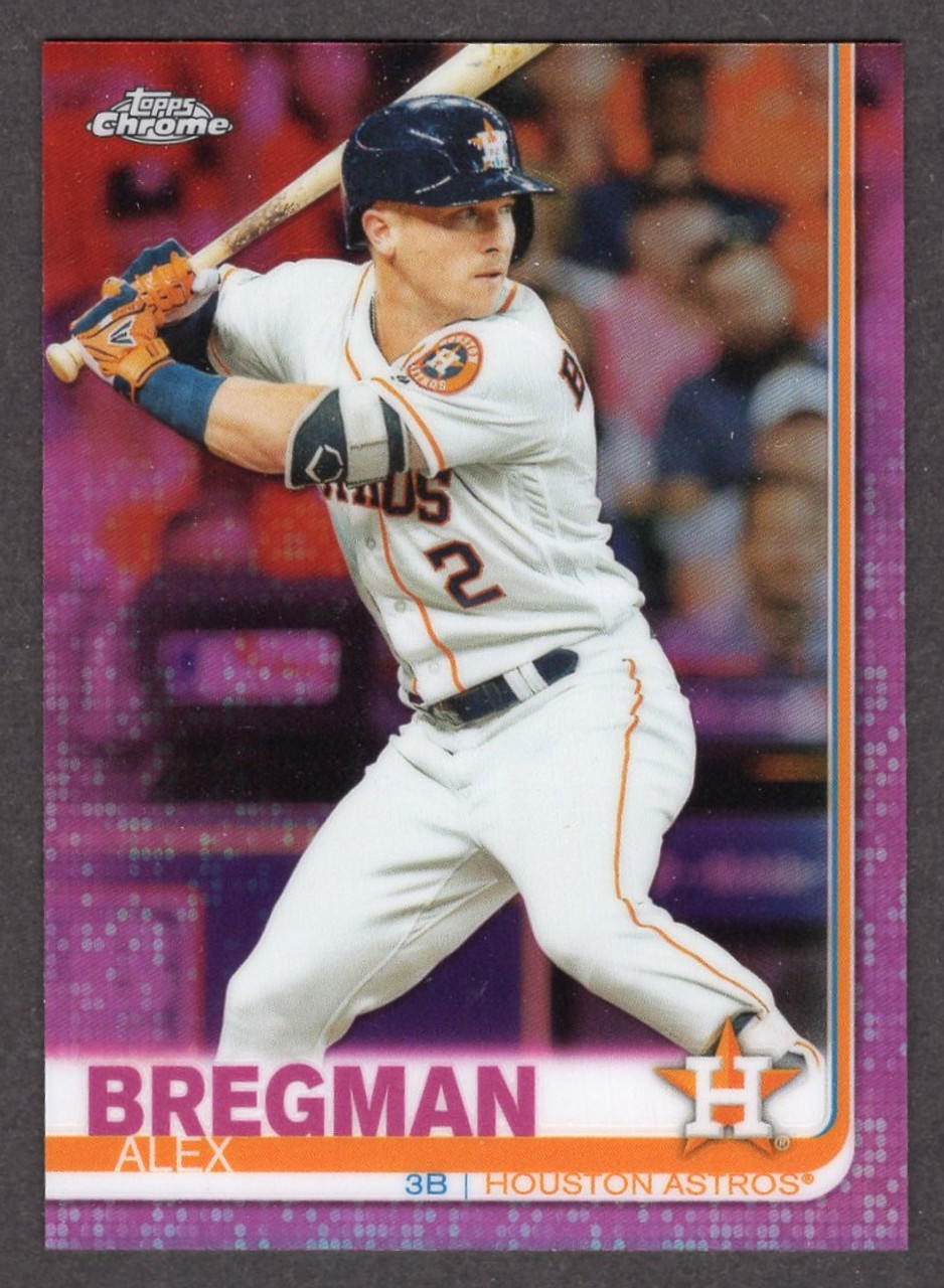 2019 Topps Chrome #19 Alex Bregman Pink Refractor