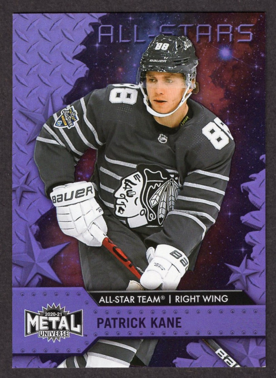 2020/21 Skybox Metal Universe #160 Patrick Kane All-Star Team Purple Spectrum 014/199