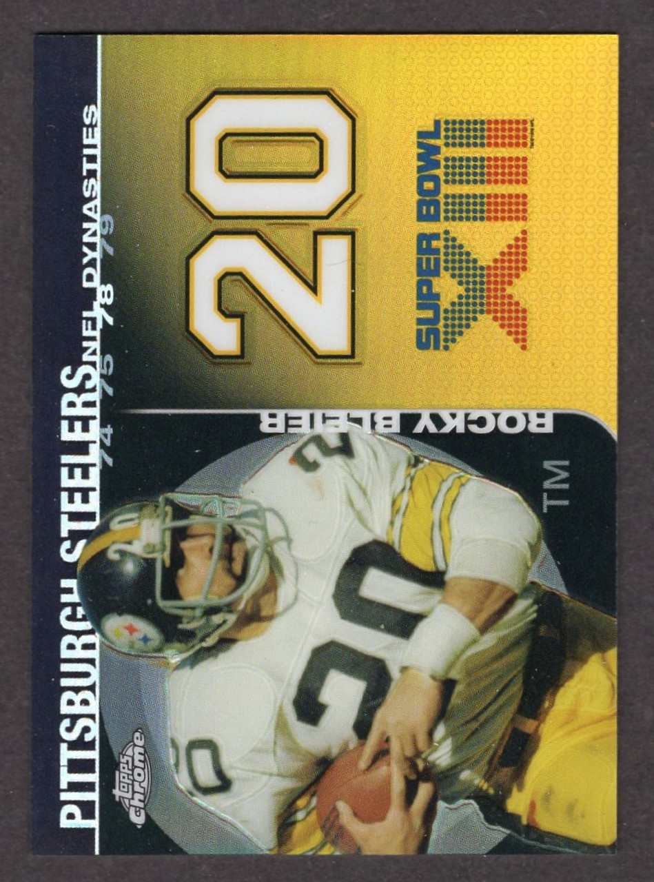 2008 Topps Chrome #DYNC-RB Rocky Bleier NFL Dynasties Tribute Refractor 112/199