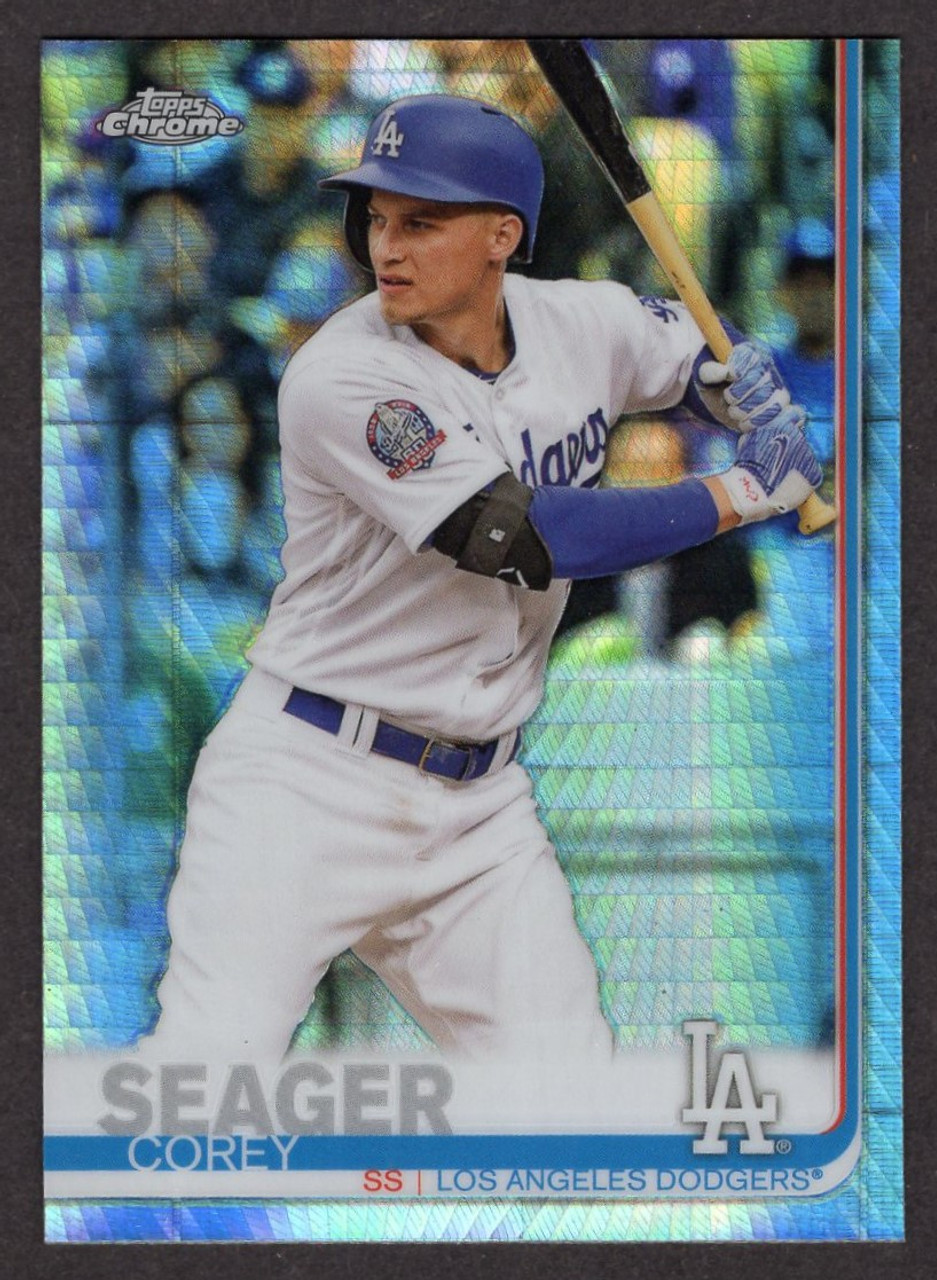 2019 Topps Chrome #106 Corey Seager Prism Refractor