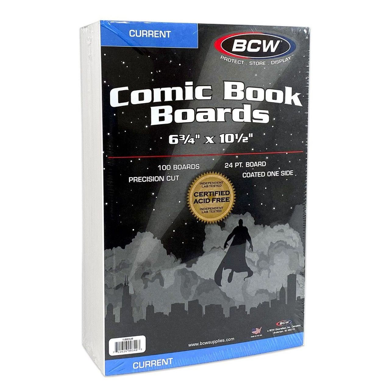 BCW Current Comic Backing Boards 100ct Pack