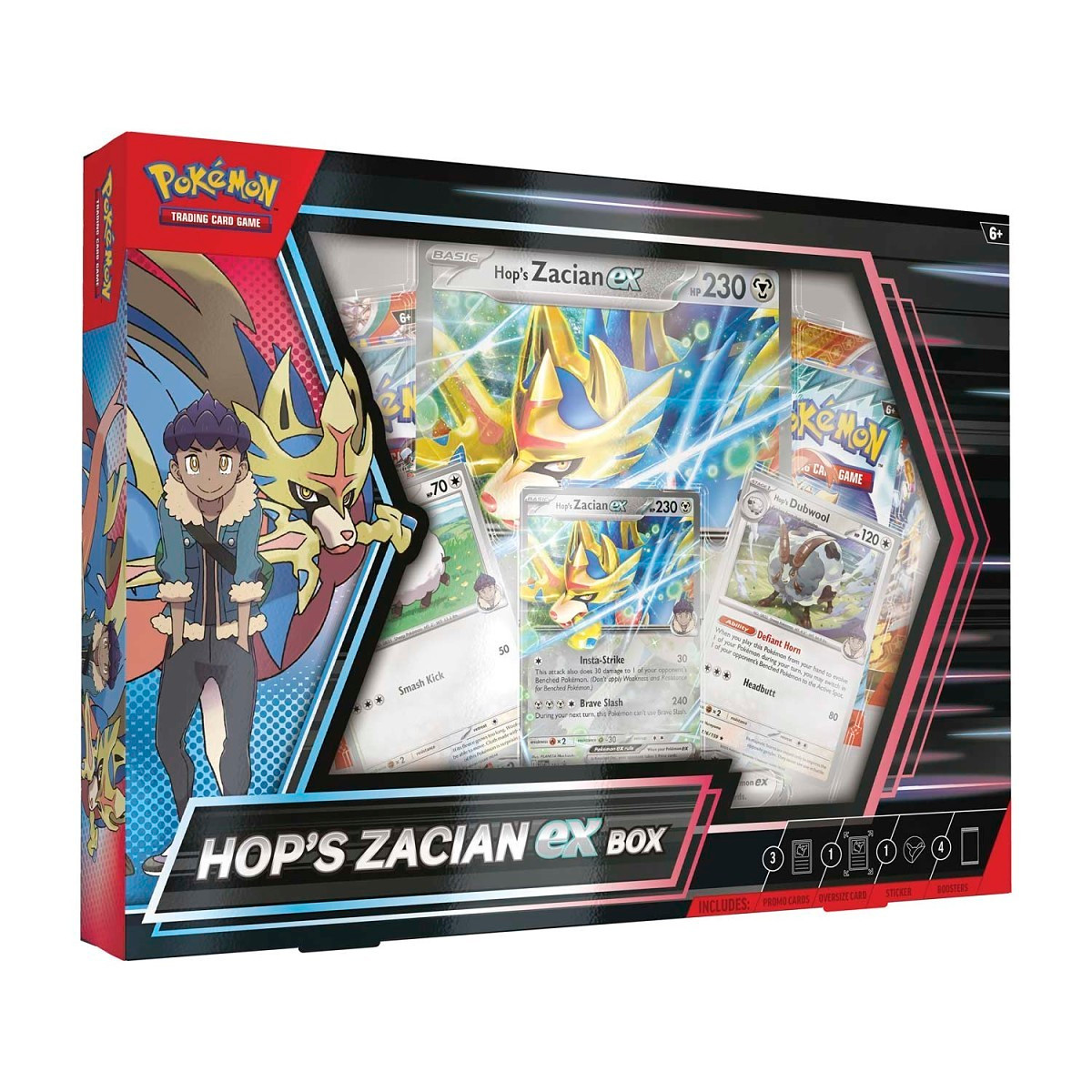 Pokemon Scarlet & Violet Hop's Zacian ex Box - The Baseball Card