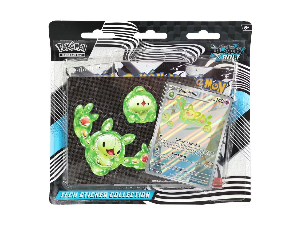 Pokemon Scarlet & Violet: Black Bolt Tech Sticker Collection Pack 