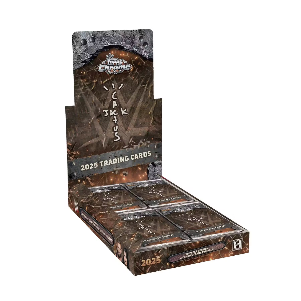 2025 Topps Chrome WWE x Cactus Jack Hobby Box 2025 Topps Chrome WWE x Cactus Jack Hobby Box
