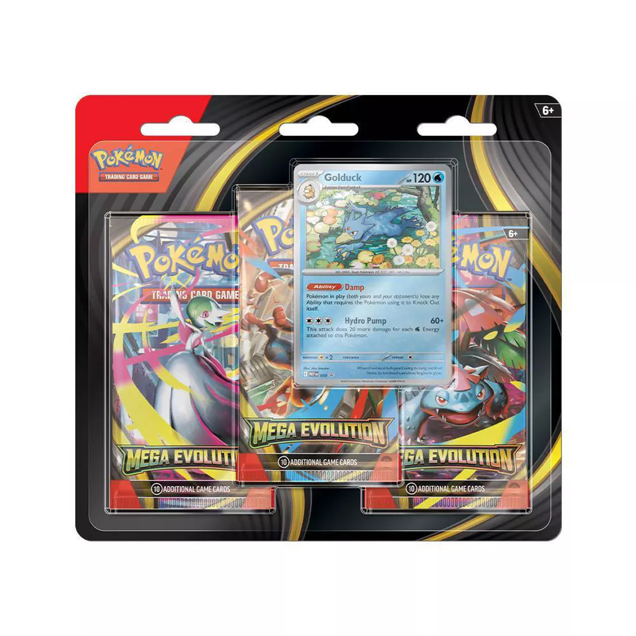 Pokemon Mega Evolution 3-Pack Blister