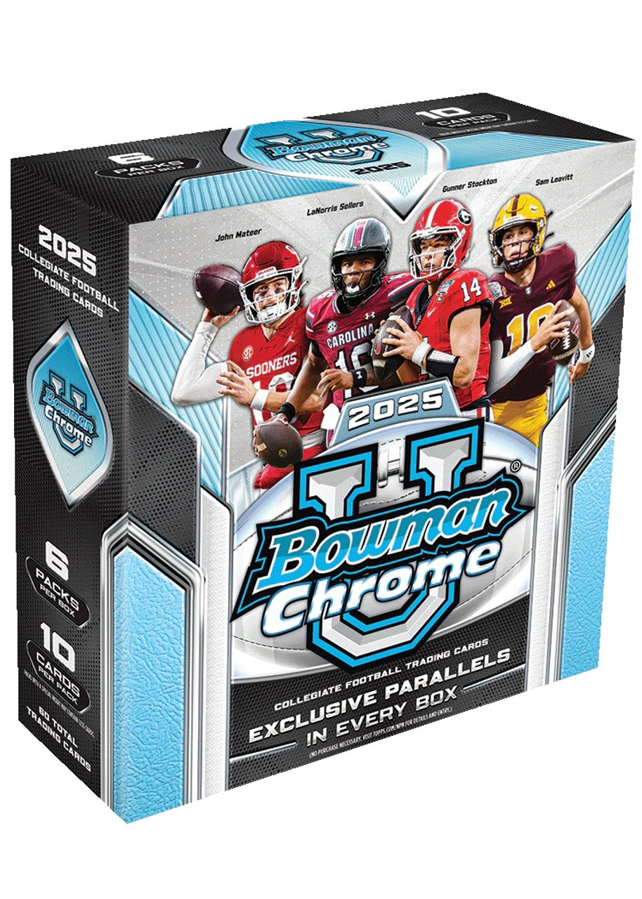 2025 Bowman University Chrome Football Mega Box 2025 Bowman University Chrome Football Mega Box