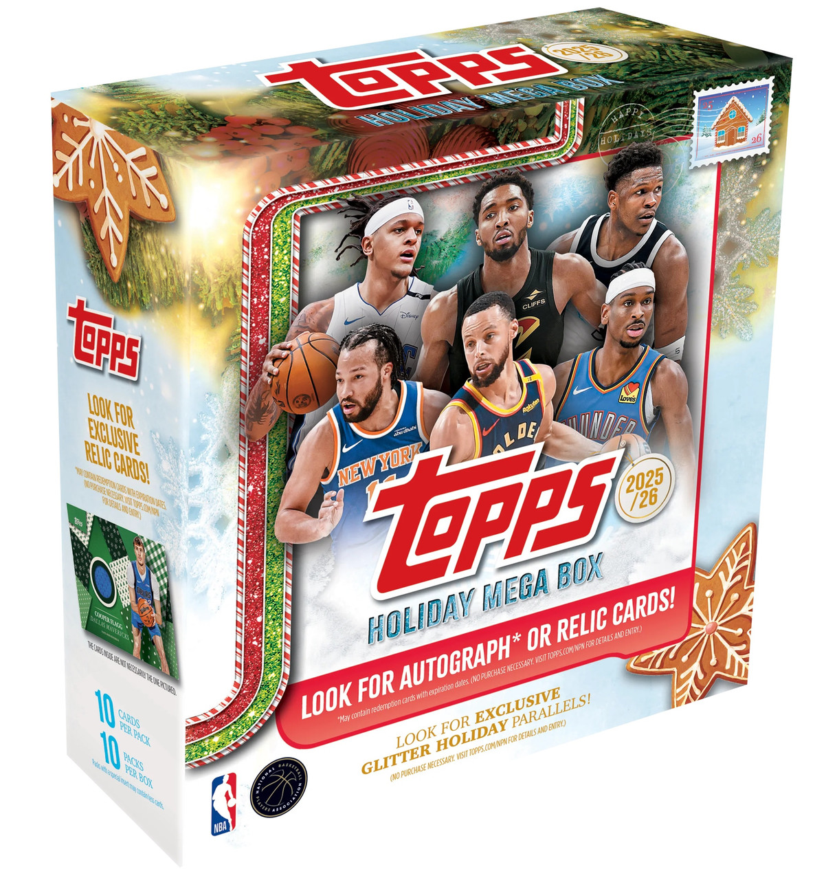 2025/26 Topps Holiday Basketball Mega Box 2025/26 Topps Holiday Basketball Mega Box