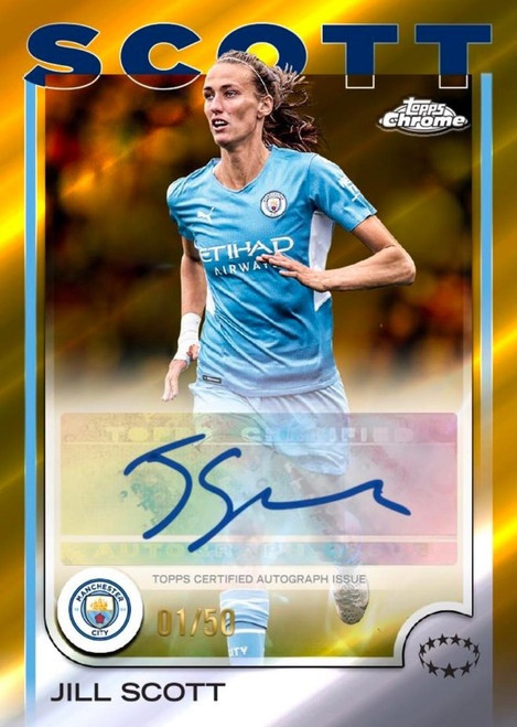 2024/25 Topps Chrome UEFA Women's Champions League Soccer Blaster Box