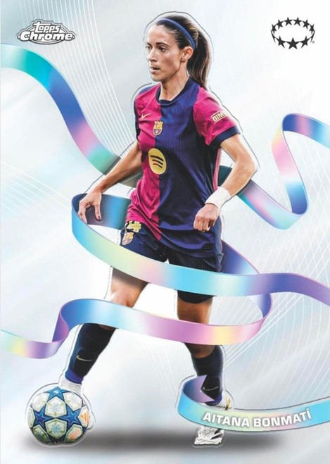 2024/25 Topps Chrome UEFA Women's Champions League Soccer Blaster Box