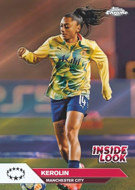 2024/25 Topps Chrome UEFA Women's Champions League Soccer Blaster Box