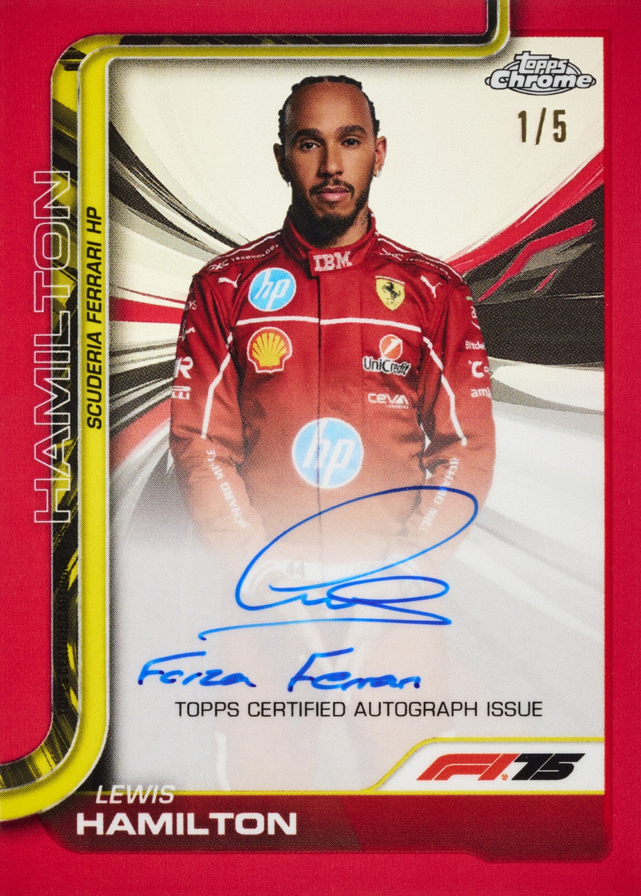 2025 Topps Chrome Formula 1 Hobby Box