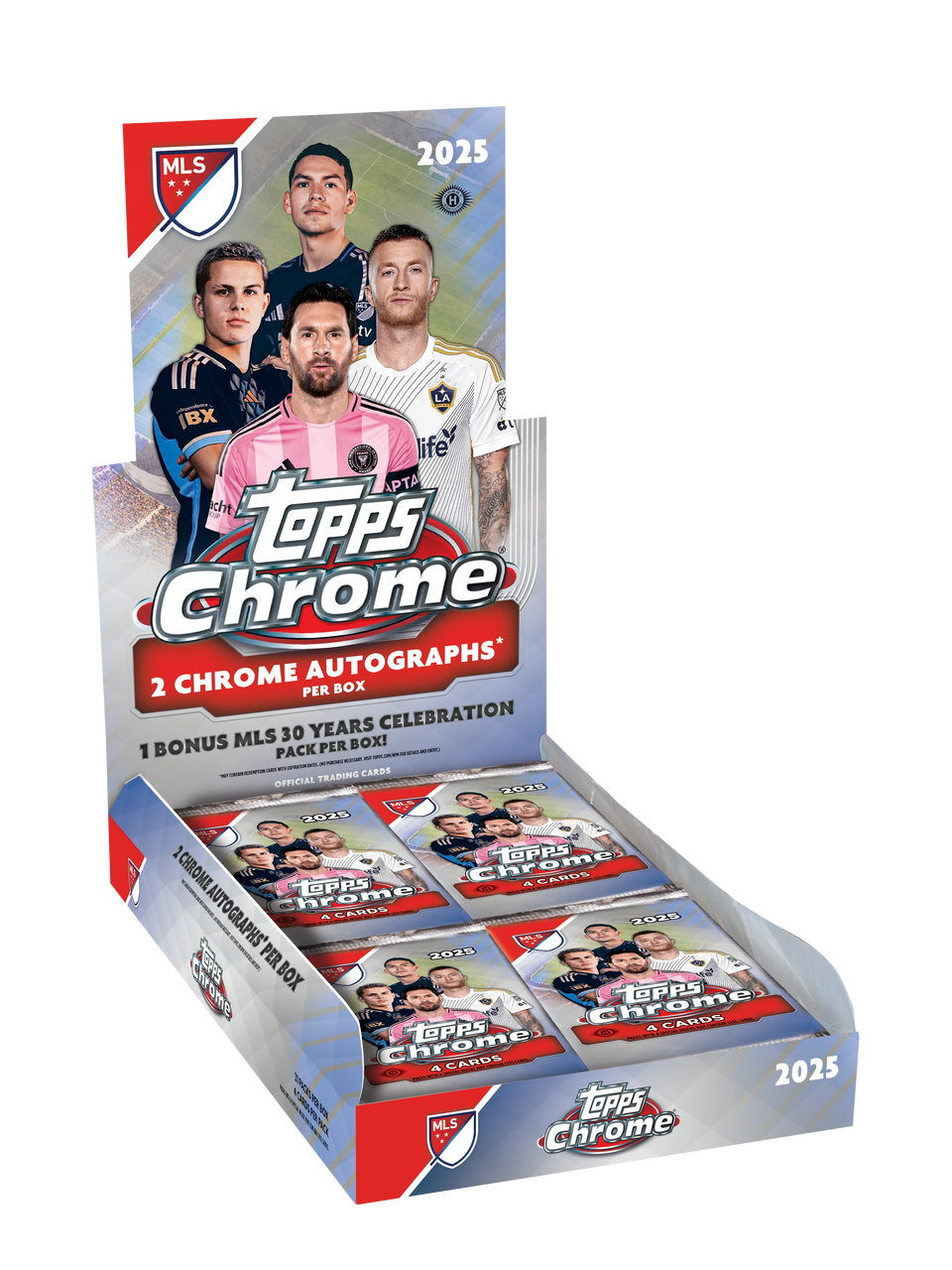 2025 Topps Chrome Major League Soccer Hobby Box
