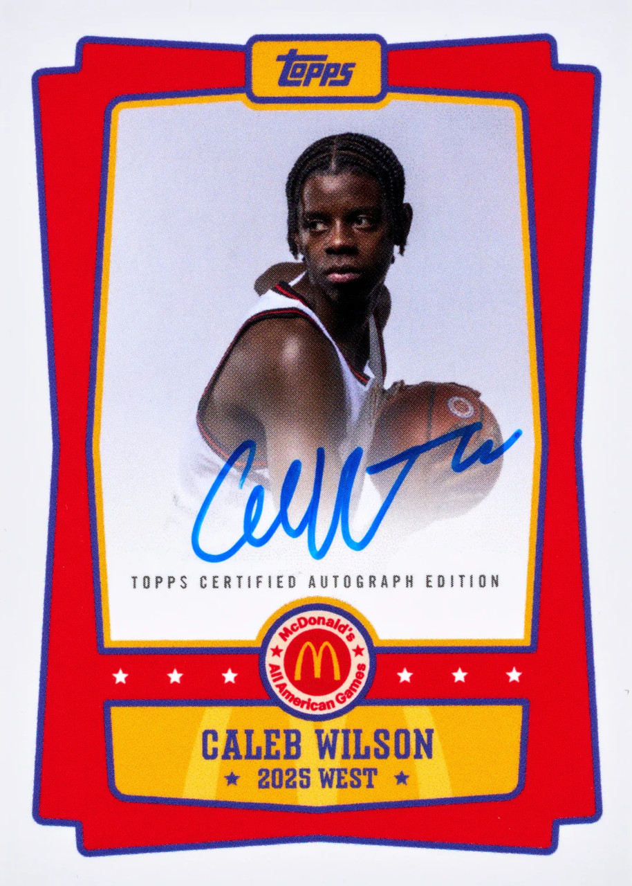 2025 Topps McDonald's All-American Basketball Mega Box