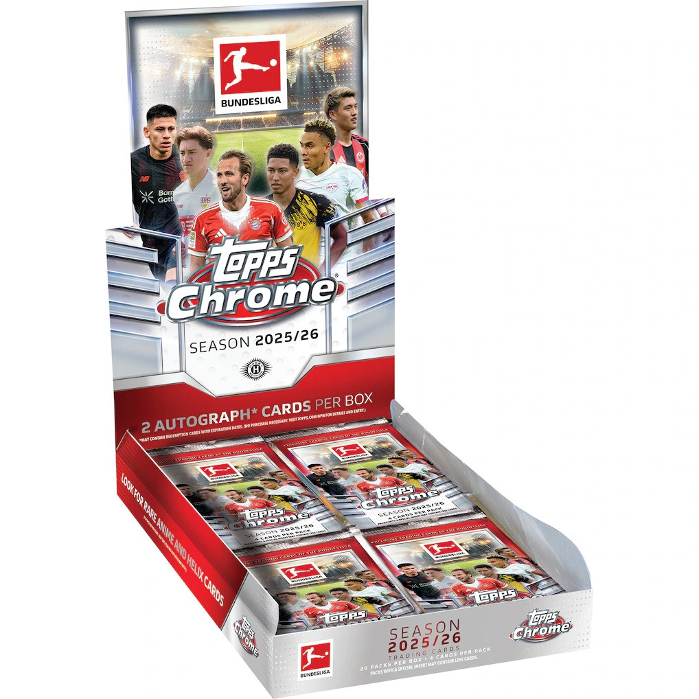 2025/26 Topps Chrome Bundesliga Soccer Hobby Box