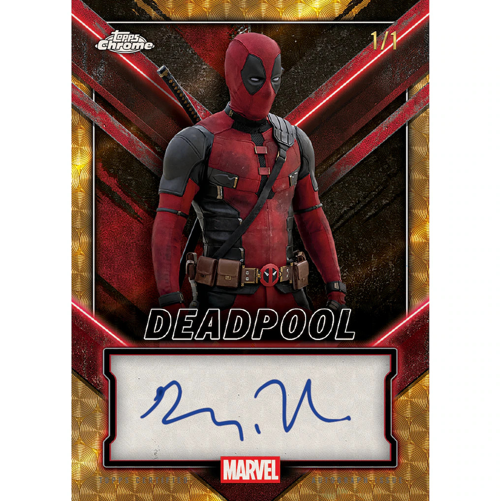 2025 Topps Marvel Chrome Deadpool Blaster Box