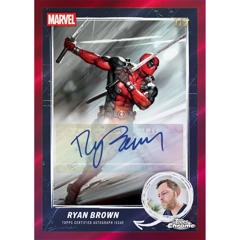 2025 Topps Marvel Chrome Deadpool Blaster Box
