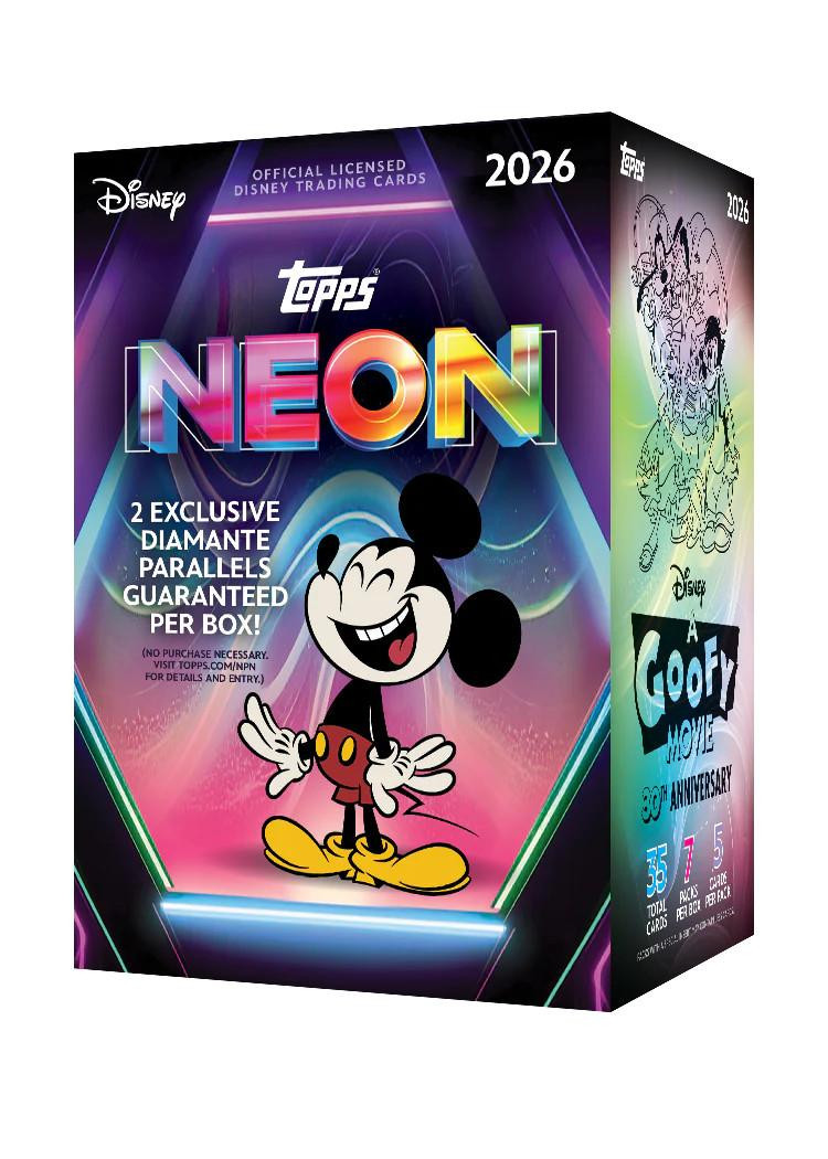 2026 Topps Disney Neon Blaster Box