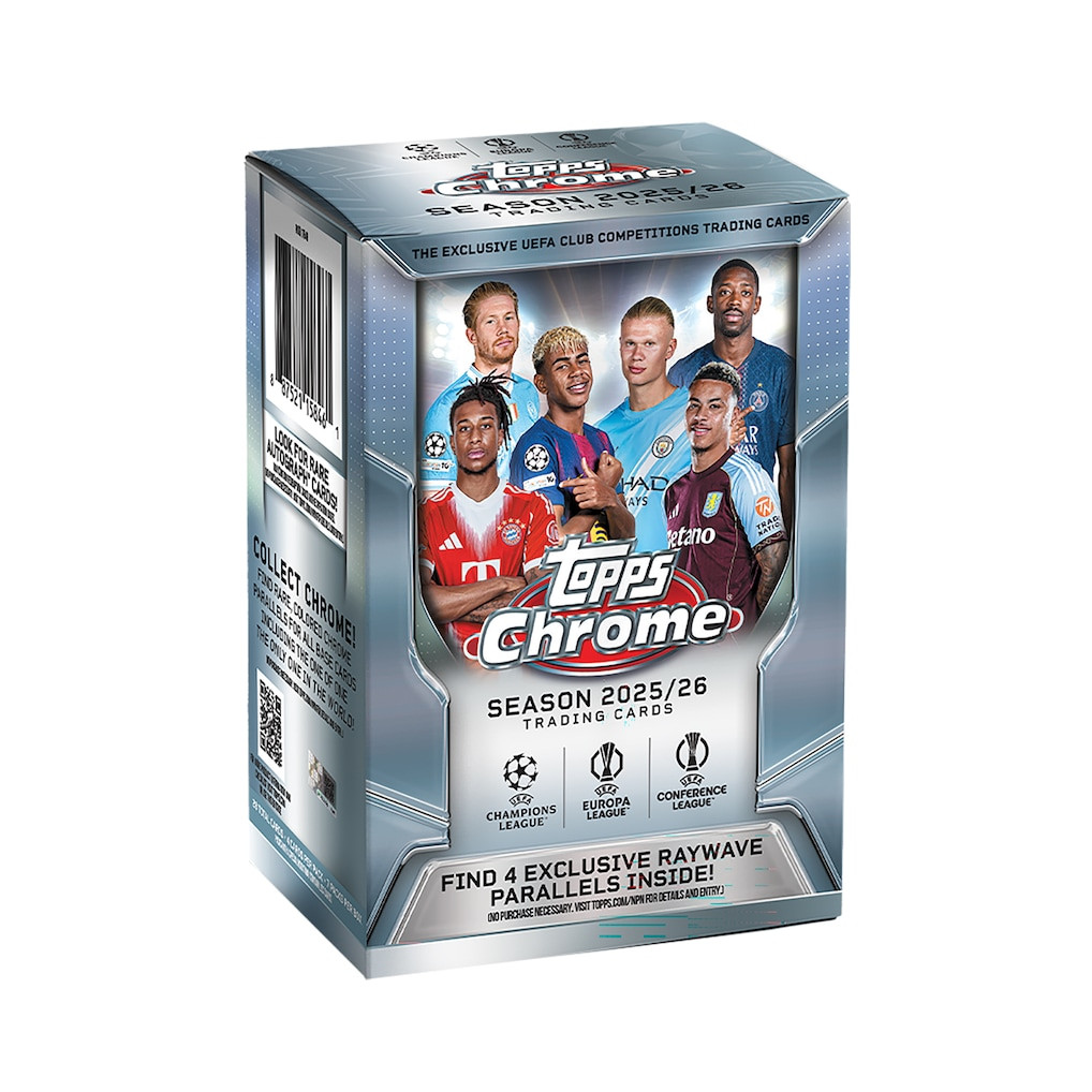 2025/26 Topps Chrome UCC Soccer Blaster Box - The Baseball Card