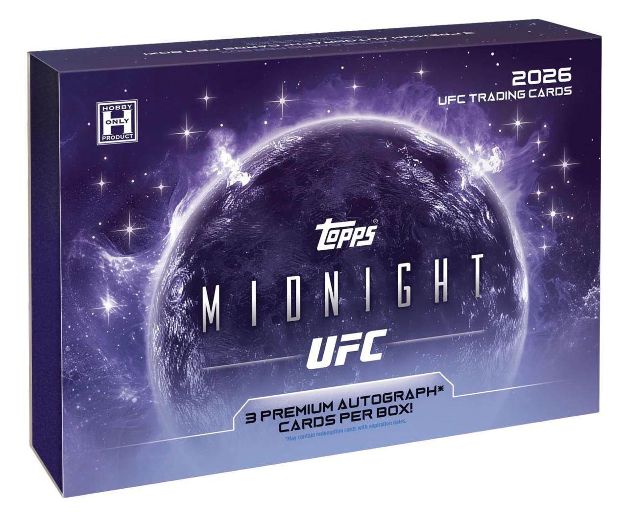 2026 Topps Midnight UFC Hobby Box