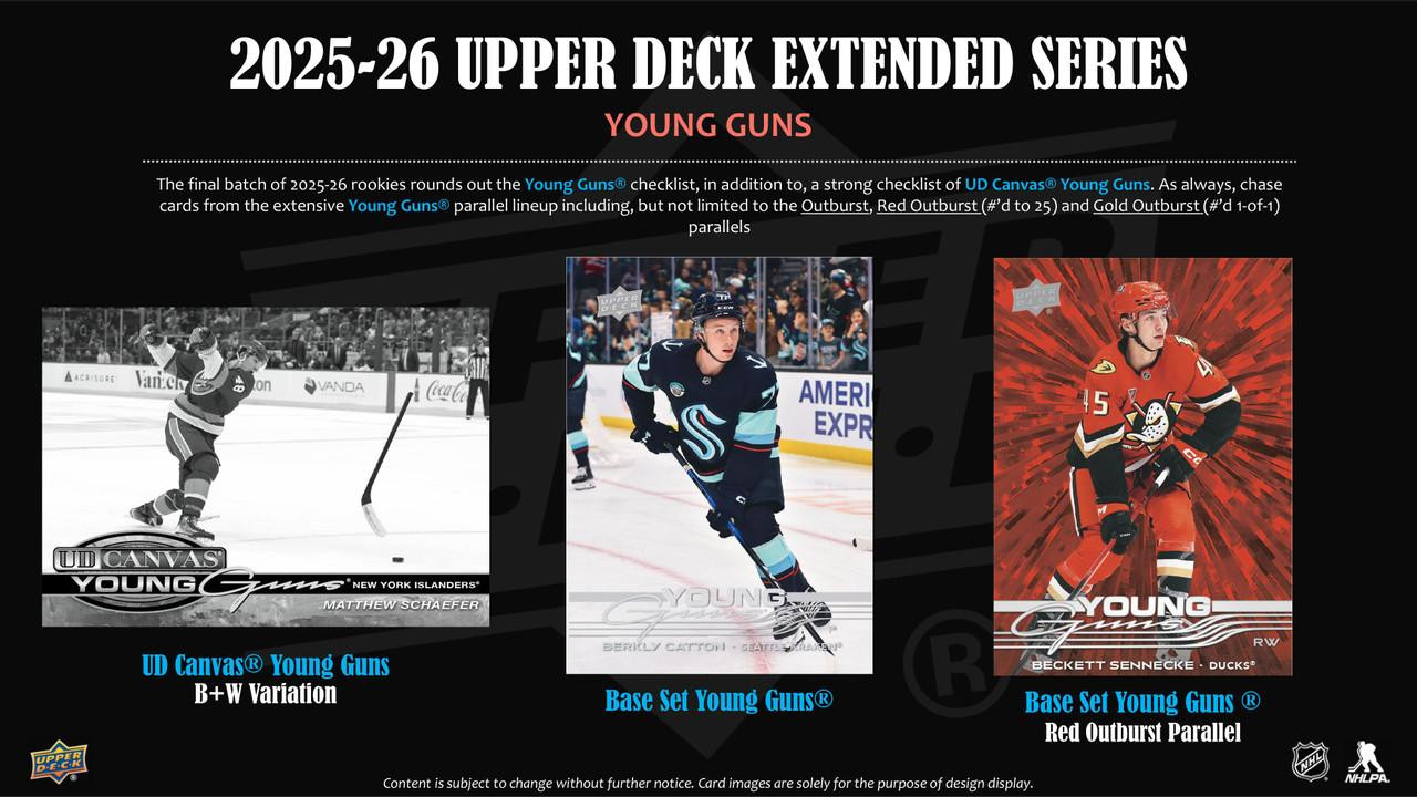 2025/26 Upper Deck Extended Series Hockey Hobby Box