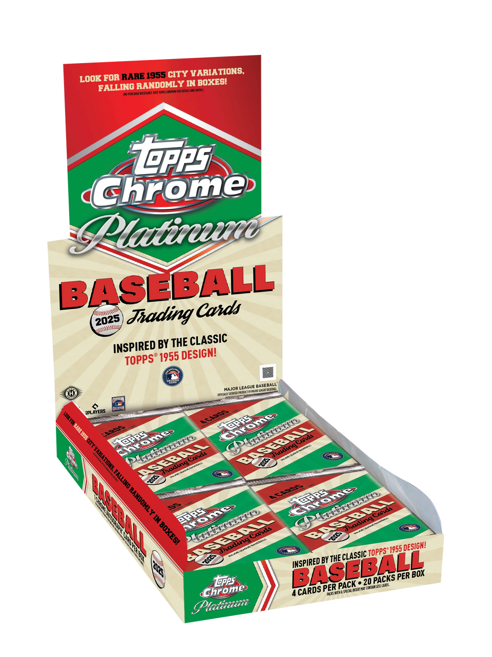 2025 Topps Chrome Platinum Baseball Hobby Box