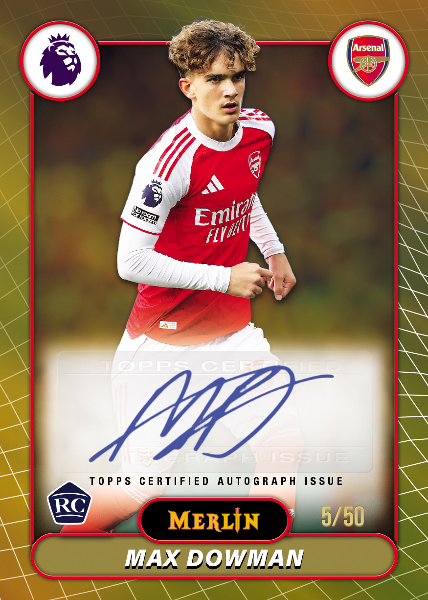 2026 Topps Merlin Premier League Soccer Hobby Box