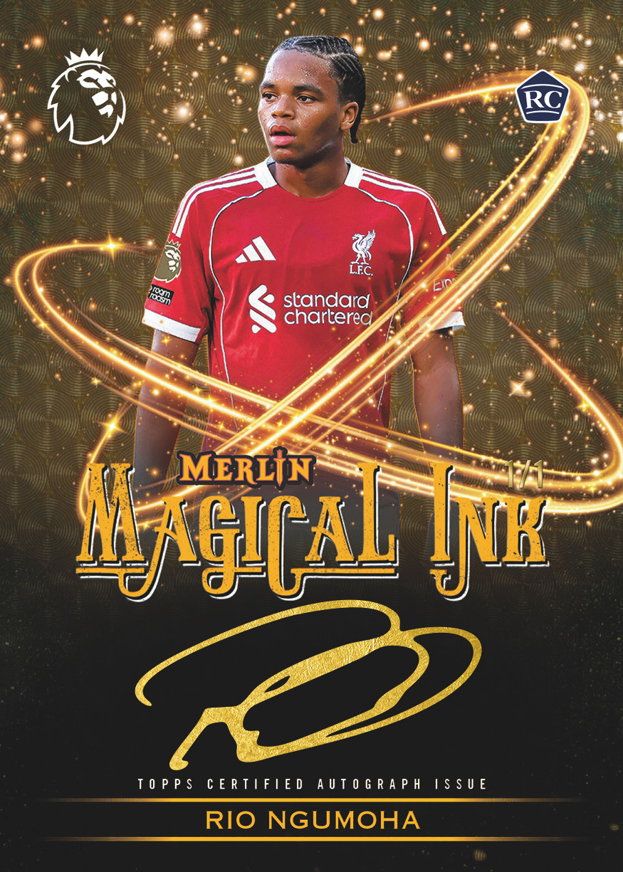 2026 Topps Merlin Premier League Soccer Blaster Box