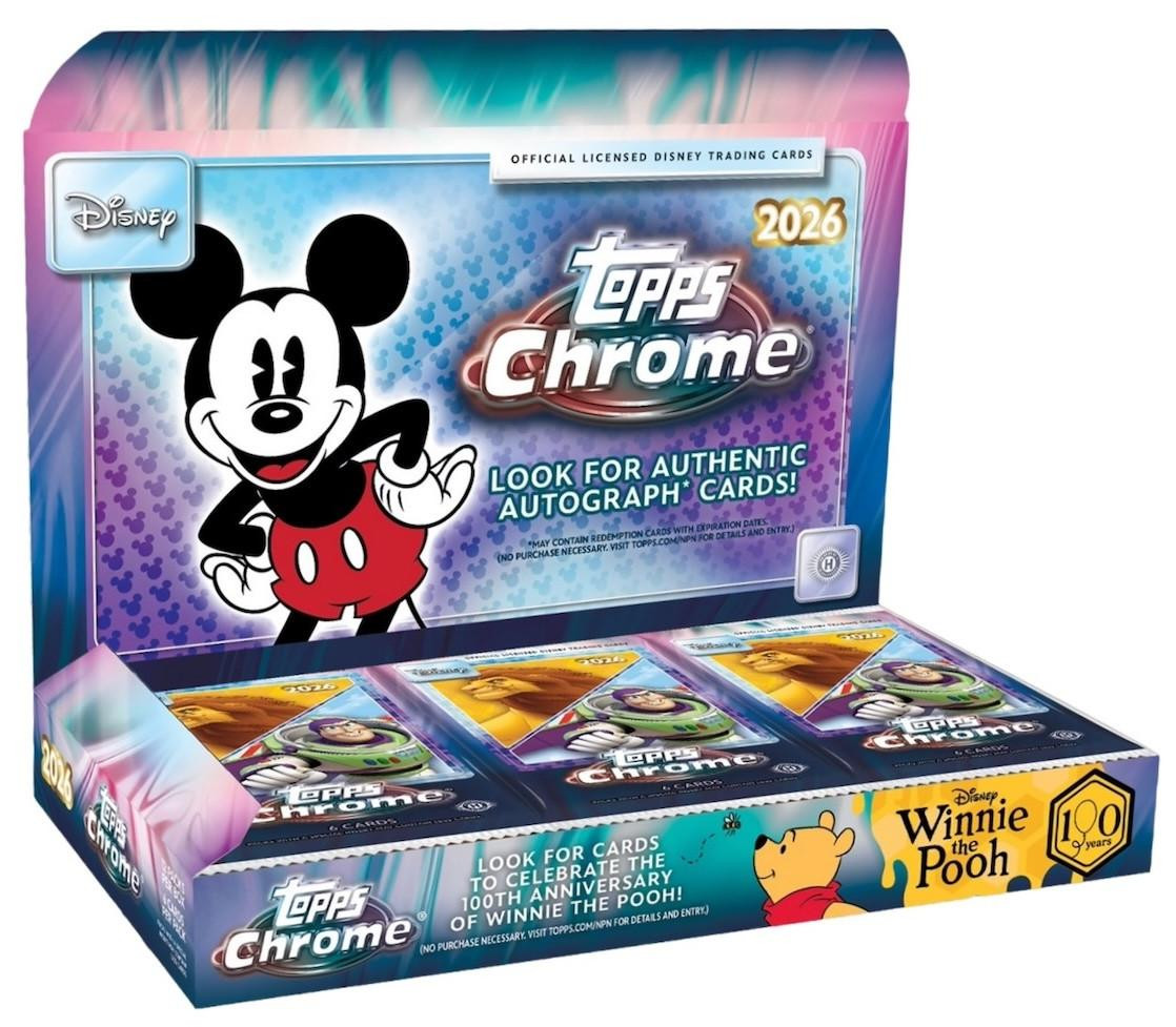 2026 Topps Chrome Disney Hobby Box