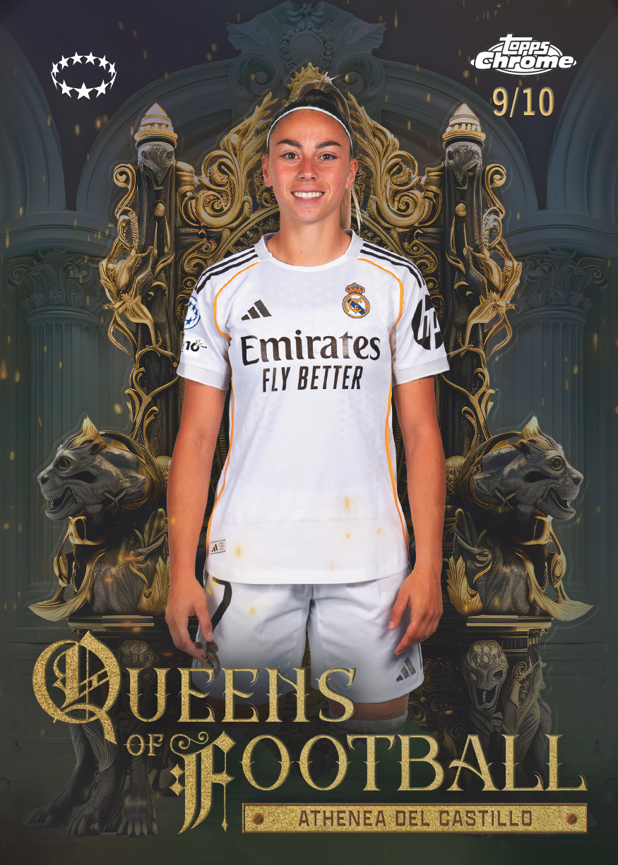 2025/26 Topps Chrome UEFA Women's Champion League Soccer Hobby Box