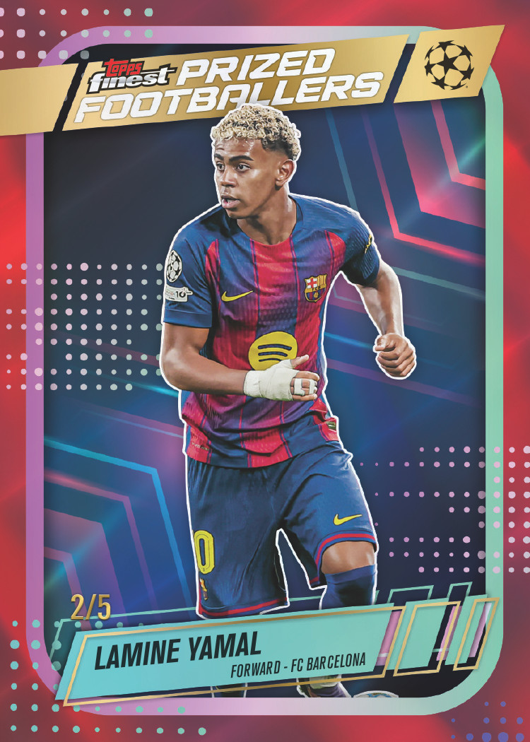 2025/26 Topps Finest UEFA Club Competitions Soccer Hobby Box