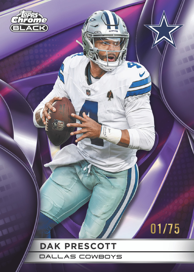 2025 Topps Chrome Black Football Hobby Box