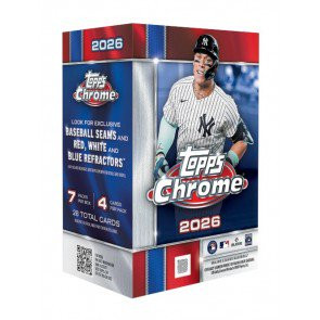 NEW 2026 Topps Chrome MLB DOUBLE BLASTER CASE BREAK: 80-box Random Team