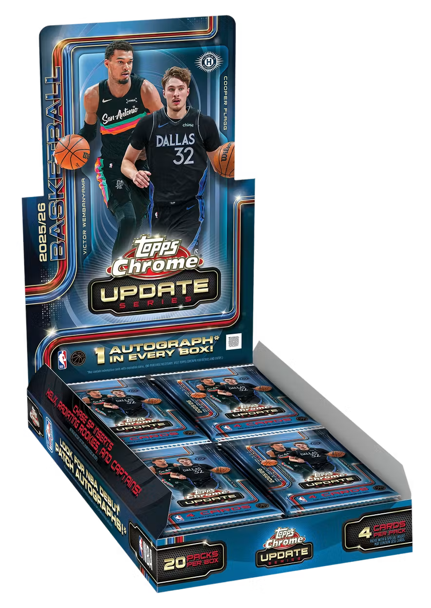 2025/26 Topps Chrome Update Series Basketball Hobby Box