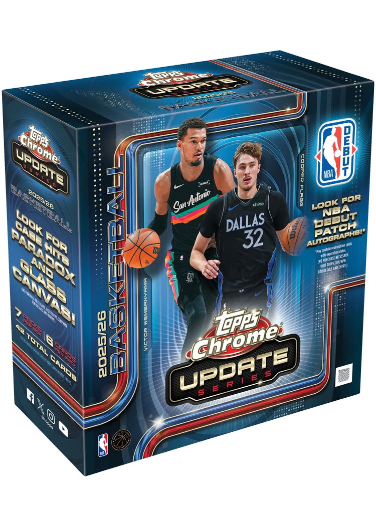 2025/26 Topps Chrome Update Series Basketball Mega Box